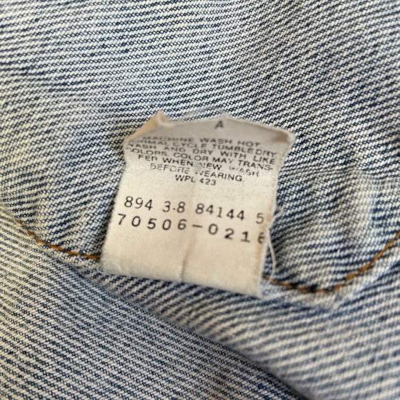 Vintage Levi’s Trucker Jacket 44R Style 70506 - Picture 4 of 5